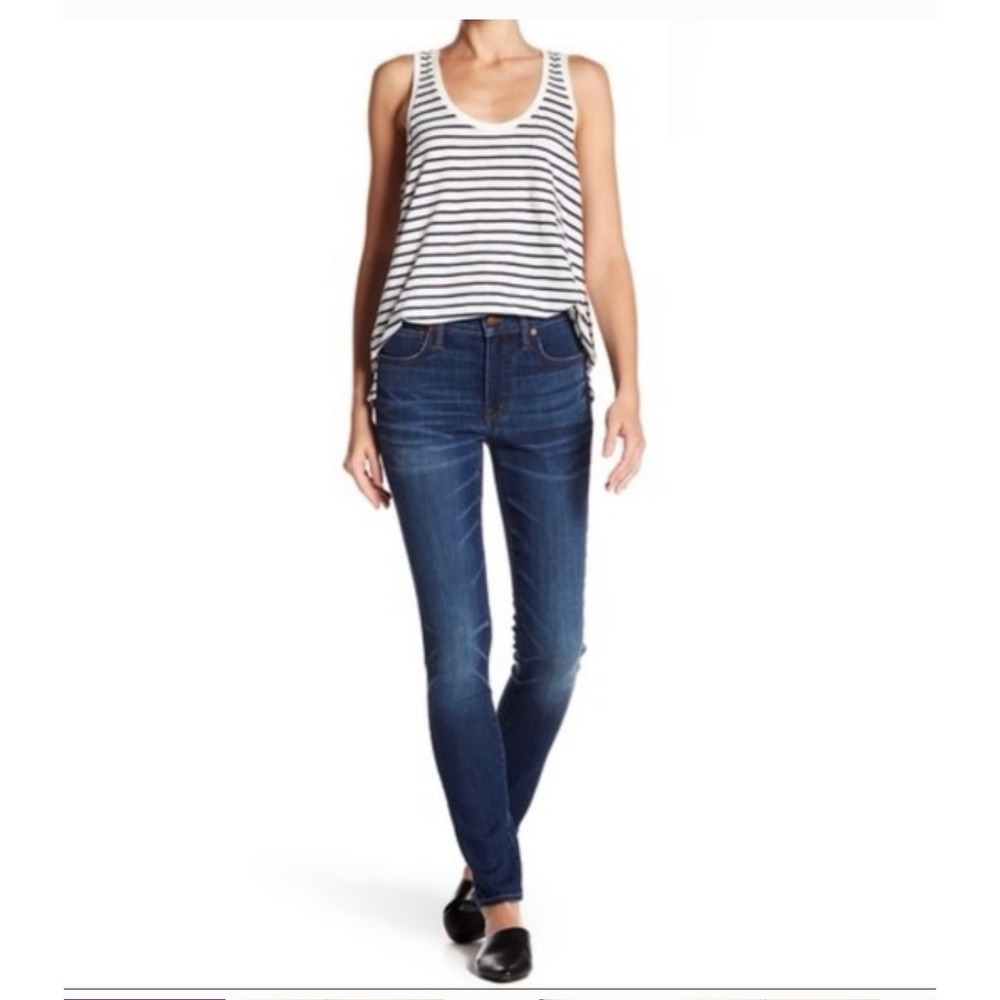 Madewell Jeans Size 30 Women's 9" Rise Skinny‎ Jeans Dark Wash Denim Jeans 💙